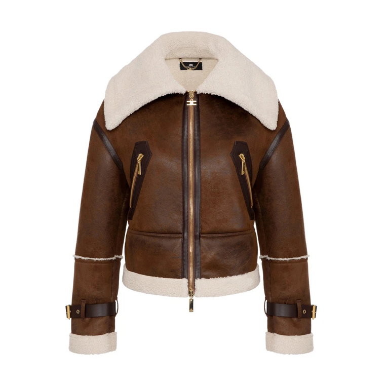 Leather Jackets Elisabetta Franchi