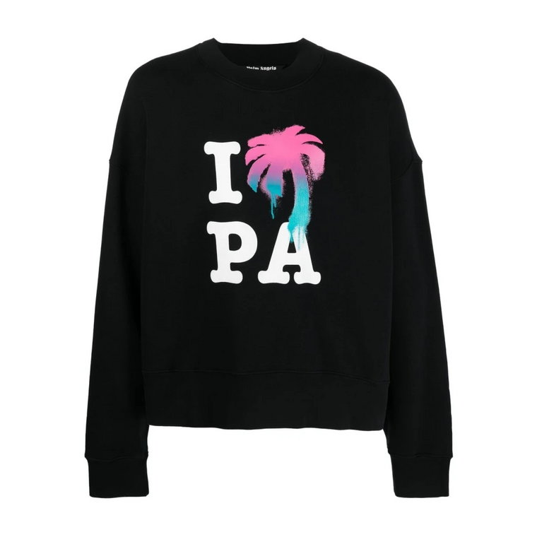 I Love PA Crewneck Sweater Palm Angels