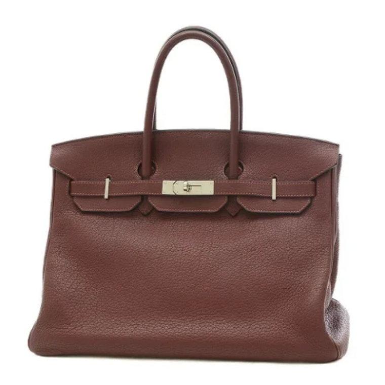 Pre-owned Leather handbags Hermès Vintage