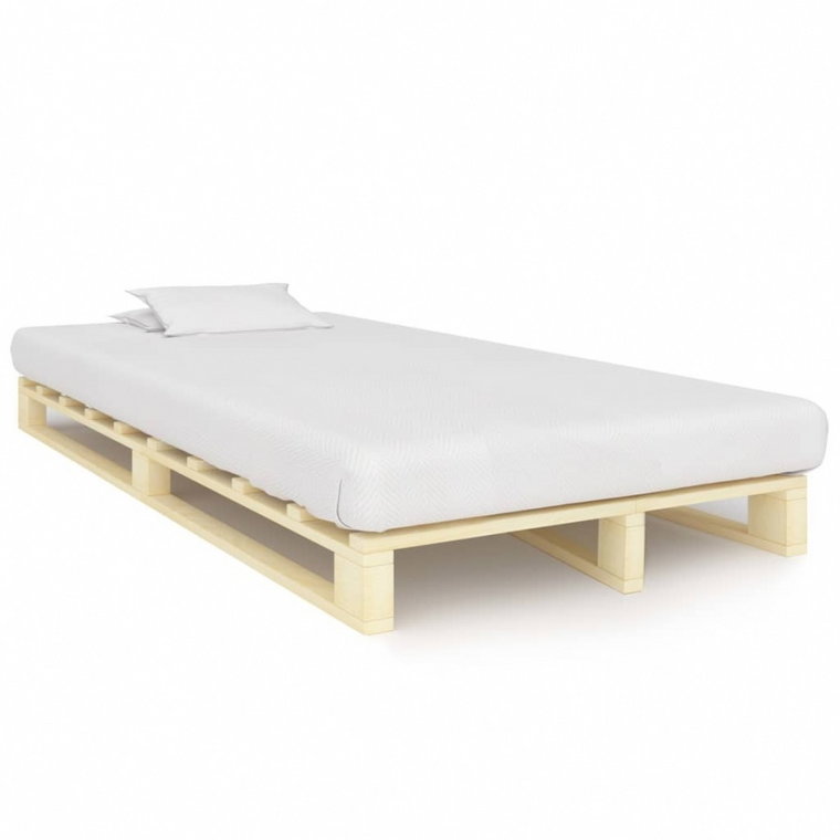 Rama łóżka z palet, lite drewno sosnowe, 120 x 200 cm kod: V-285236