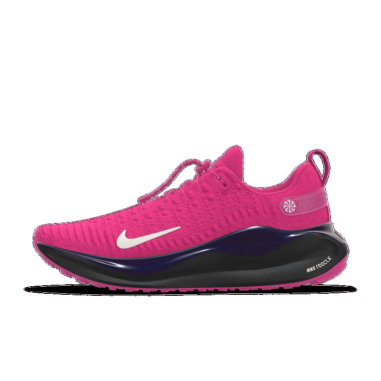 Damskie personalizowane buty do biegania po asfalcie Nike InfinityRN 4 By You - Różowy