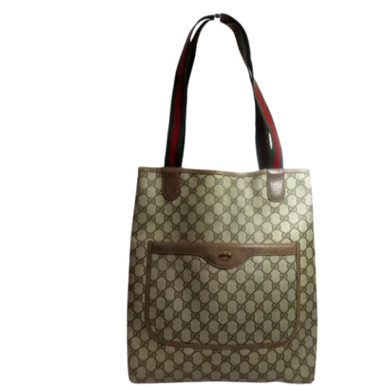 Pre-owned Canvas totes Gucci Vintage