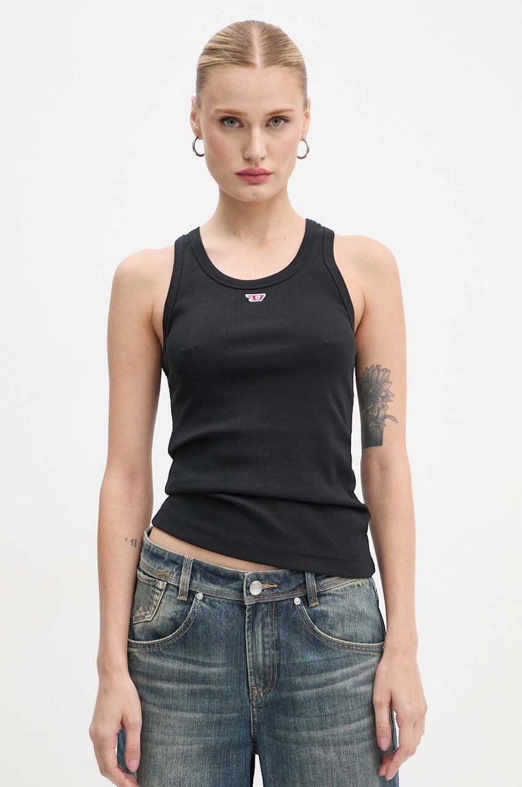 Diesel top T-ANKY-D damski kolor czarny A05104.0EJAI