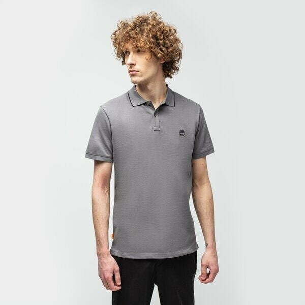 TIMBERLAND POLO SS MILLERS RIVER COLLAR NECK PRINT