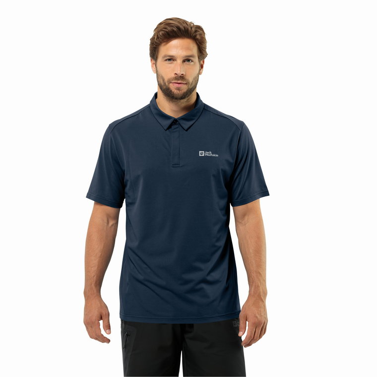 Męska koszulka polo Jack Wolfskin DELGAMI POLO M night blue - S