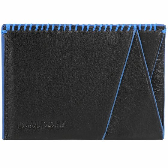 Davidoff Etui na karty kredytowe Home Run RFID skórzane 7,5 cm black/blue