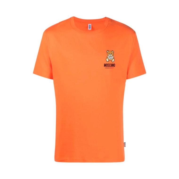 Pomarańczowa koszulka Teddy Moschino
