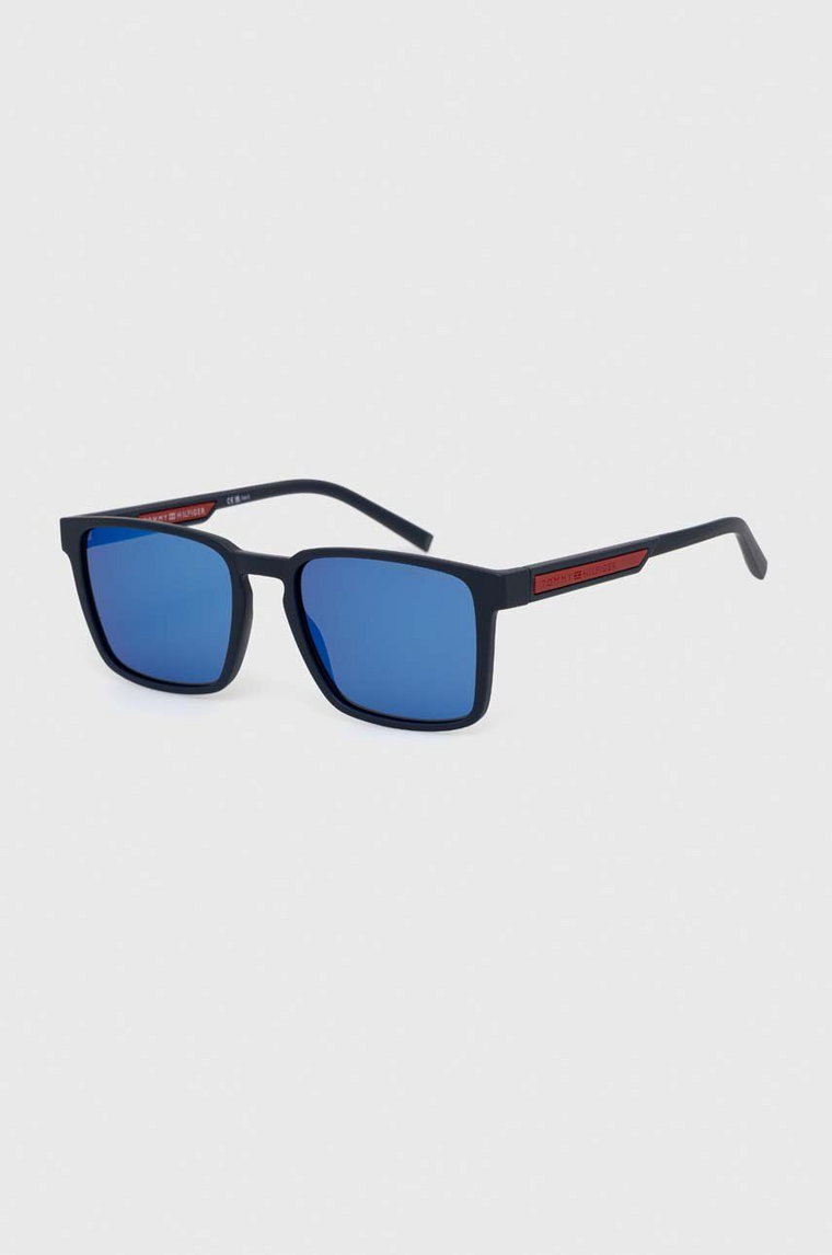 Tommy Hilfiger okulary przeciwsłoneczne męskie kolor granatowy TH 2088/S