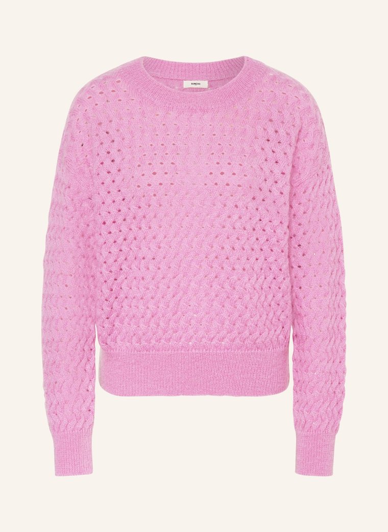 Suncoo Sweter Philar Z Dodatkiem Moheru pink