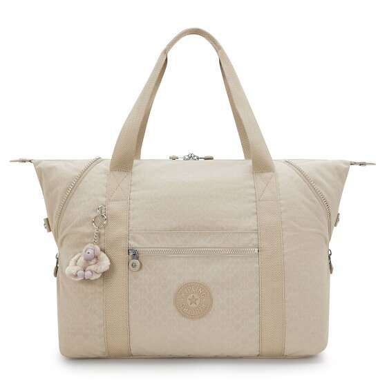 Kipling Art M Torba podróżna Weekender 58 cm sign beige emb