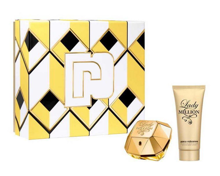 Paco Rabanne - zestaw (Lady Million woda perfumowana dla kobiet 80ml + Balsam do ciała 100ml)