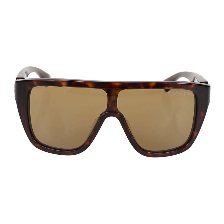 Havana Brązowe Okulary Przeciwsłoneczne Am0430S Alexander McQueen