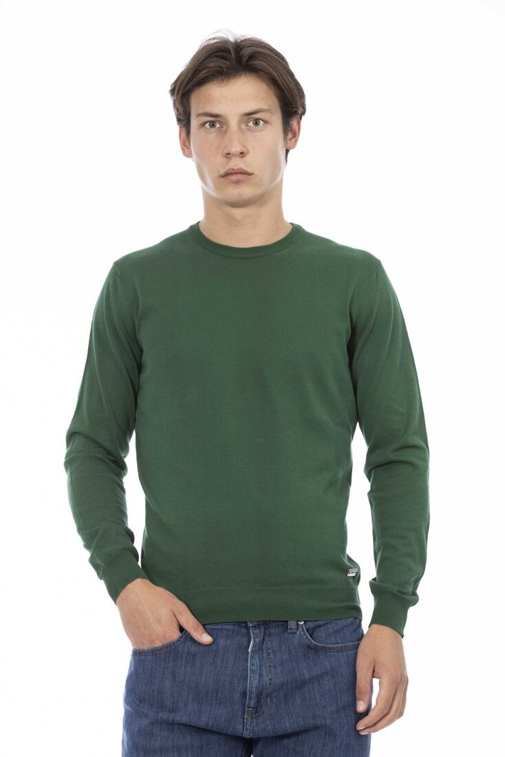 Swetry marki Baldinini Trend model 6000_ROVIGO kolor Zielony. Odzież męska. Sezon: Cały rok