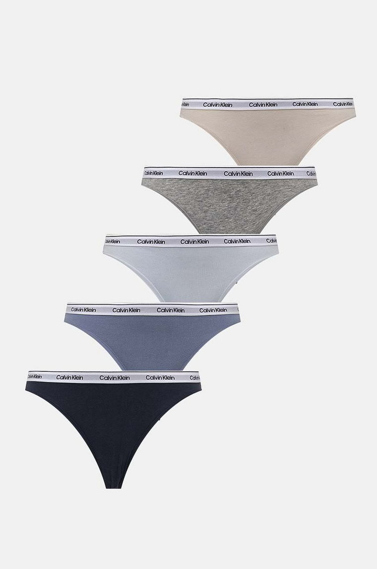 Calvin Klein Underwear figi 5-pack kolor szary