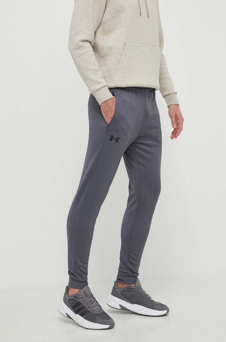 Under Armour spodnie dresowe Armour Fleece kolor szary gładkie 1373362