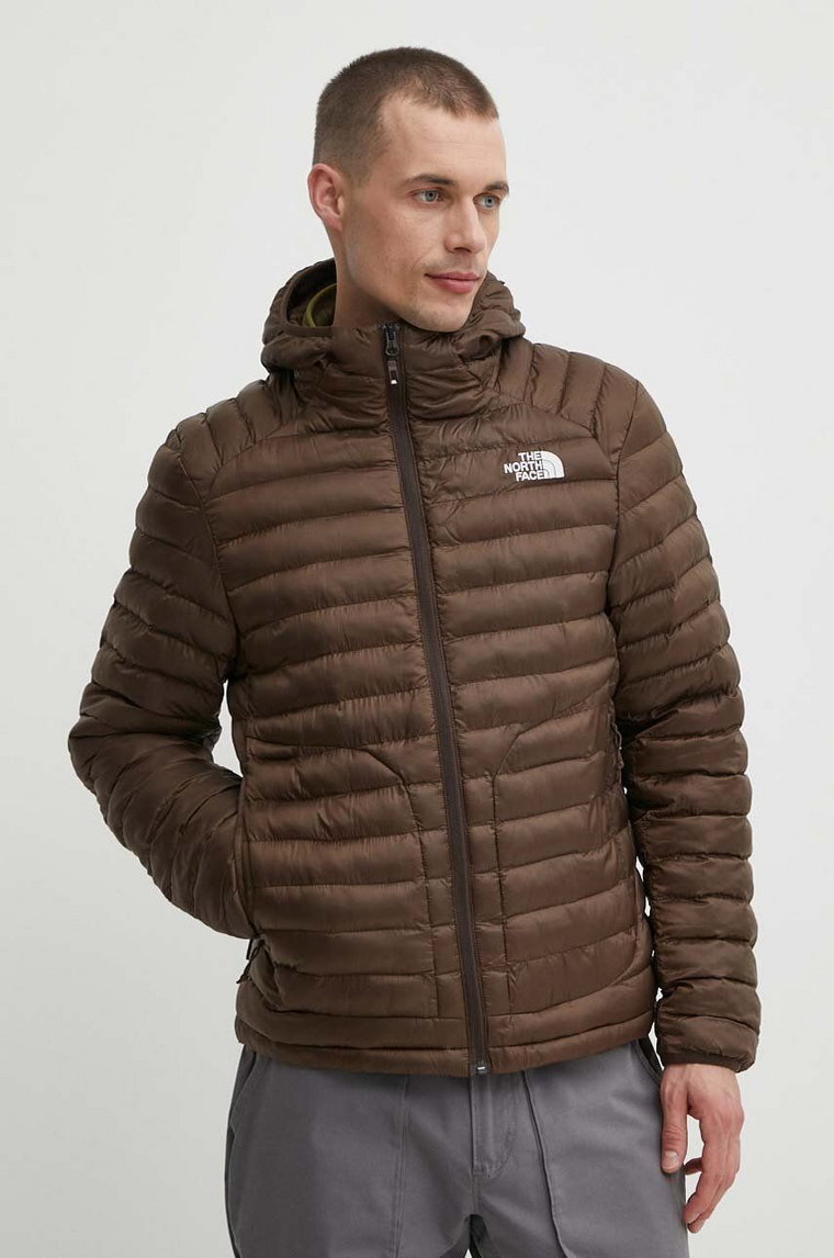 The North Face kurtka sportowa Huila kolor brązowy NF0A85A3HCF1