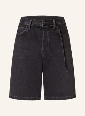 Acne Studios Szorty Jeansowe schwarz