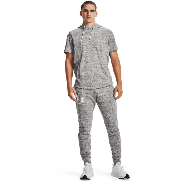 Męskie spodnie dresowe UNDER ARMOUR UA RIVAL TERRY JOGGER - szare