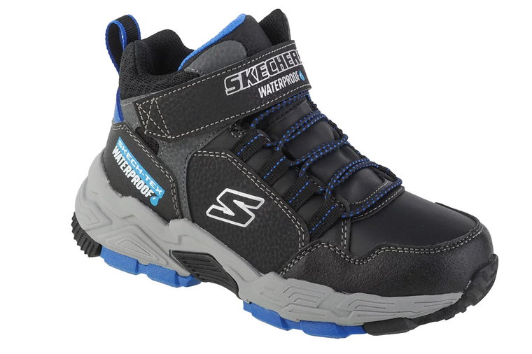 Skechers Drollix - Venture Rush 406418L-BKRY, Dla chłopca, Czarne, buty trekkingowe, skóra syntetyczna, rozmiar: 30