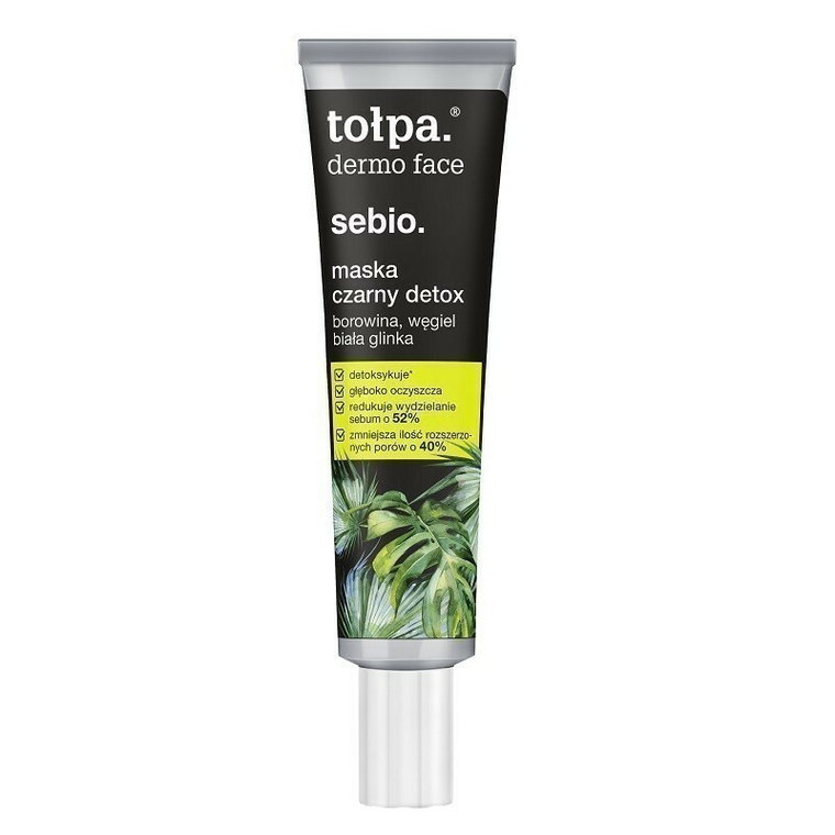 Tołpa Dermo Face Sebio - maska czarny detoks 40ml