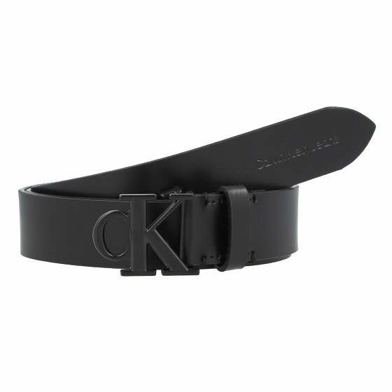 Calvin Klein Jeans Pas Skórzany black-black 95 cm