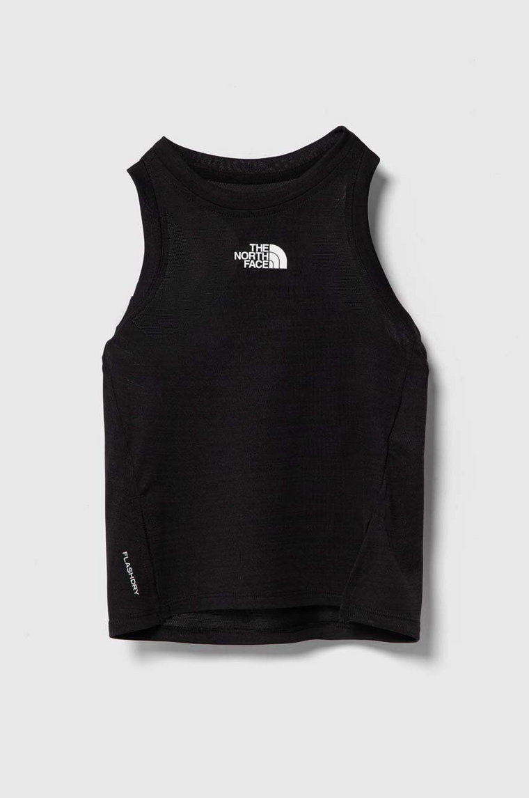 The North Face top dziecięcy NEVER STOP TANK kolor czarny