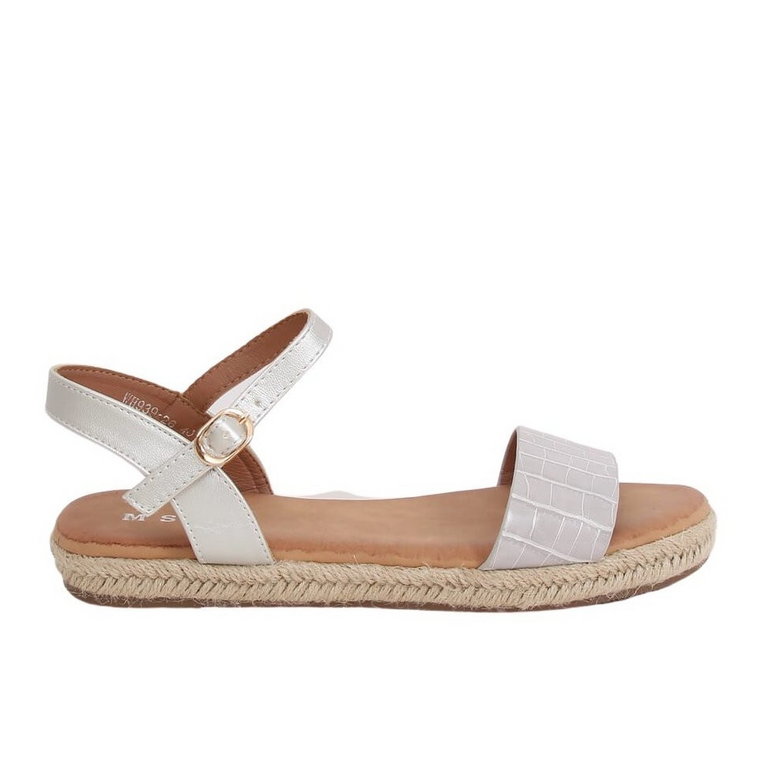 Sandałki espadryle szare WH939 Grey