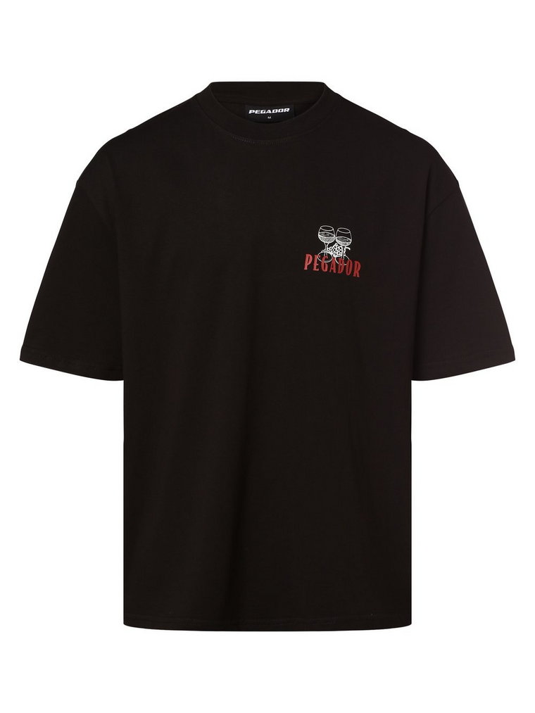 PEGADOR - T-shirt męski  Scarsdale, czarny