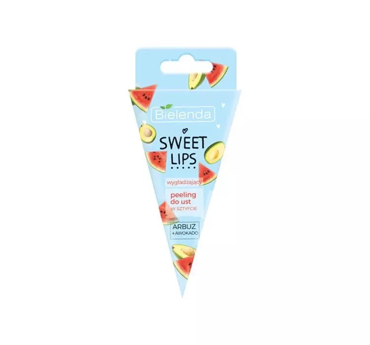 BIELENDA SWEET LIPS WYGŁADZAJĄCY PEELING DO UST ARBUZ+AWOKADO 4,3G