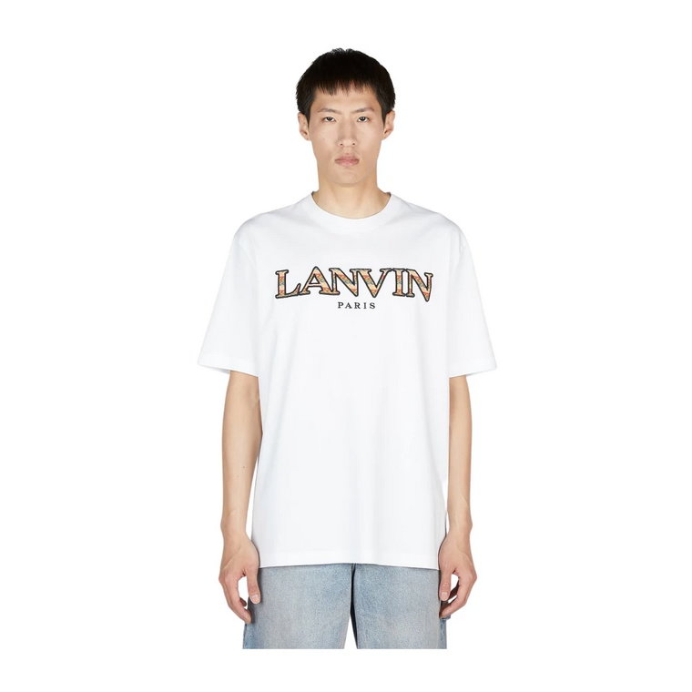 Bawełniany T-Shirt z nadrukiem Lanvin