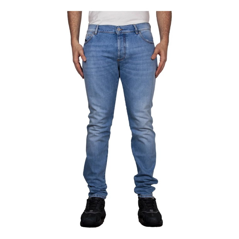 Nowoczesne Slim-Fit Jeans Balmain