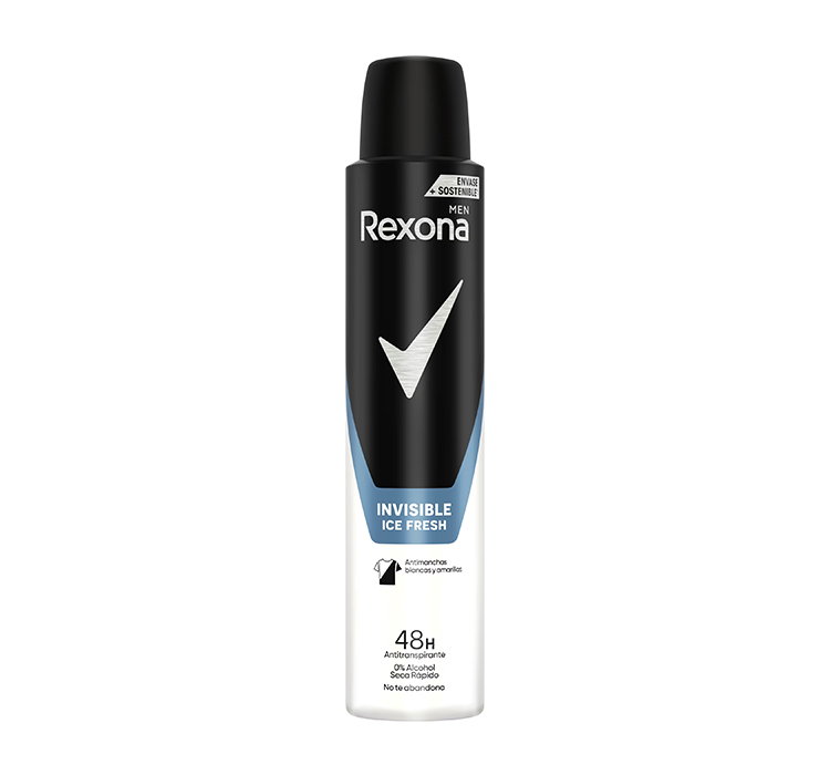 REXONA MEN ANTYPERSPIRANT W SPRAYU DLA MĘŻCZYZN INVISIBLE ICE FRESH 200ML