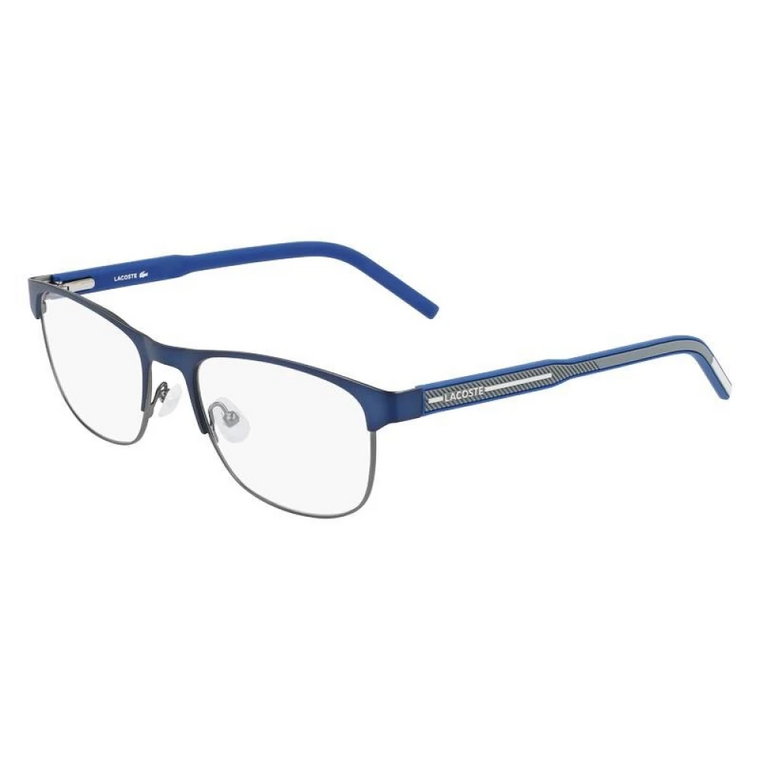 Niebieskie Matowe Okulary Lacoste