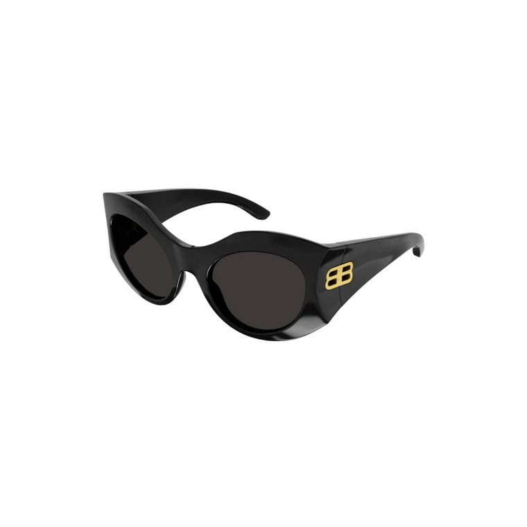 Czarne Okulary przeciwsłoneczne z oryginalnymi akcesoriami Balenciaga