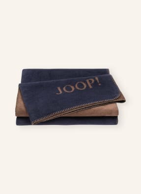 Joop! Pled Uni Doubleface blau