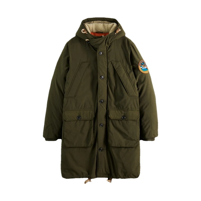 Ciepła i stylowa Heavy Weight Padded Parka Scotch & Soda