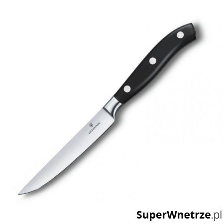 Nóż do steków kuty 12cm Grand Maitre Victorinox czarny kod: 7.7203.12G