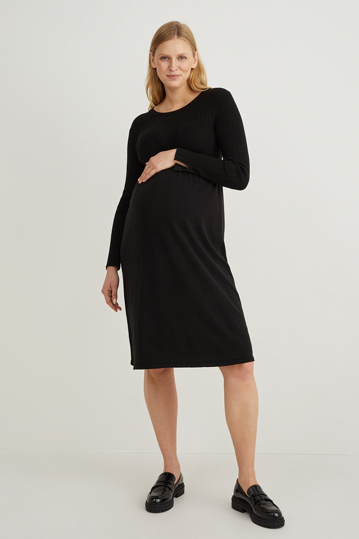 C&A Sukienka ciążowa, Czarny, Rozmiar: XS