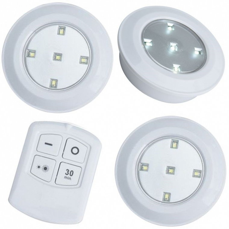 Lampka nocna led 9,5 cm 3 szt. kod: O-569799