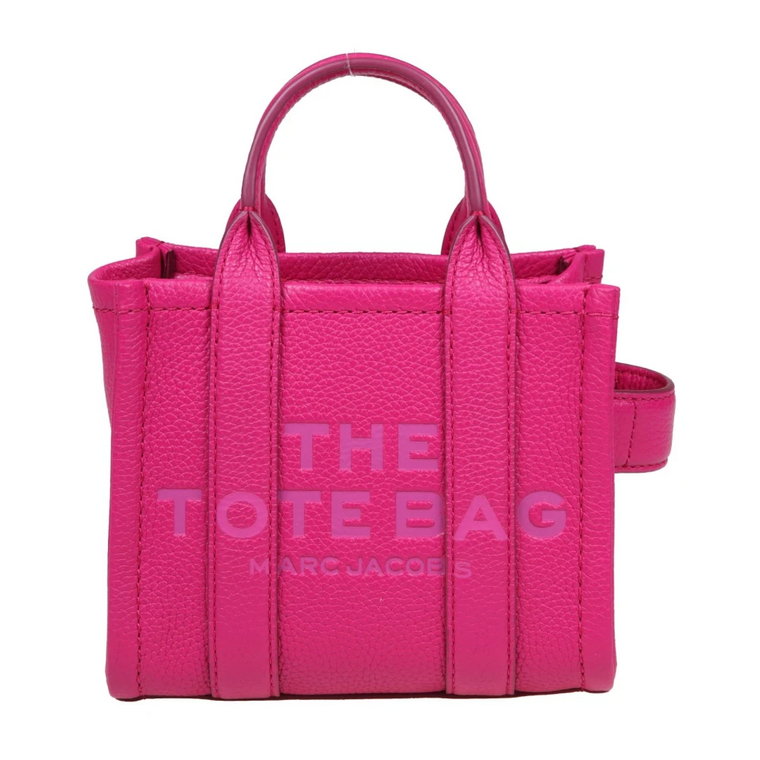 Skórzana torba na zakupy w kolorze pomadki Marc Jacobs
