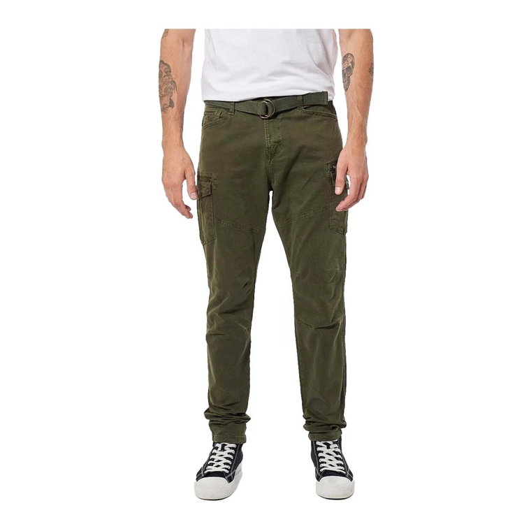 Spodnie Slim Stretch - Zielone Kaporal