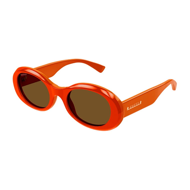 Żółte i Pomarańczowe Okulary Przeciwsłoneczne dla Kobiet Gucci