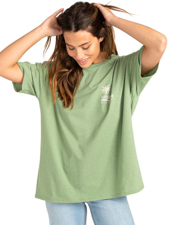 Billabong LOCAL SPOT SAFARI GREEN t-shirt damski - S