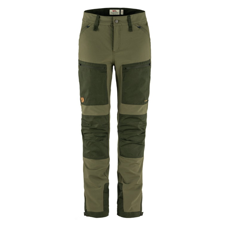 Damskie spodnie trekkingowe Fjallraven Keb Agile Trousers Regular laurel green/deep forest - 36