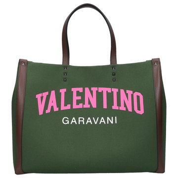 Valentino Garavani Shopper ROCKSTUD Canvas