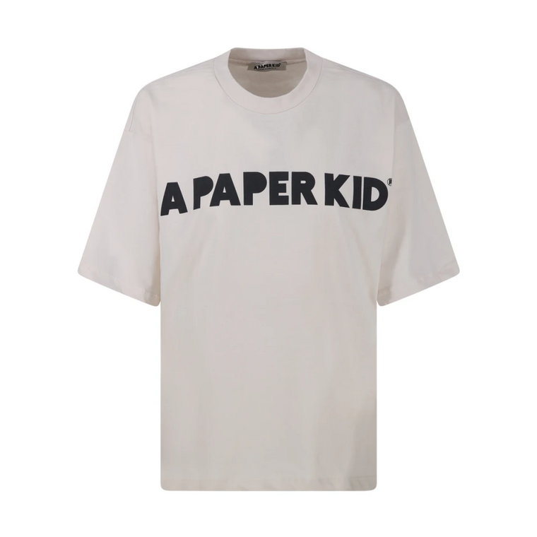 Kremowy Unisex T-Shirt 013 A Paper Kid