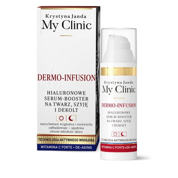 MY CLINIC Dermo-Infusion hialuronowe serum-booster na twarz szyję i dekolt