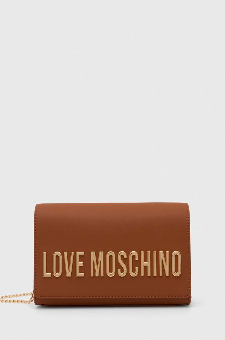 Love Moschino torebka kolor brązowy JC4103PP1LKD0000