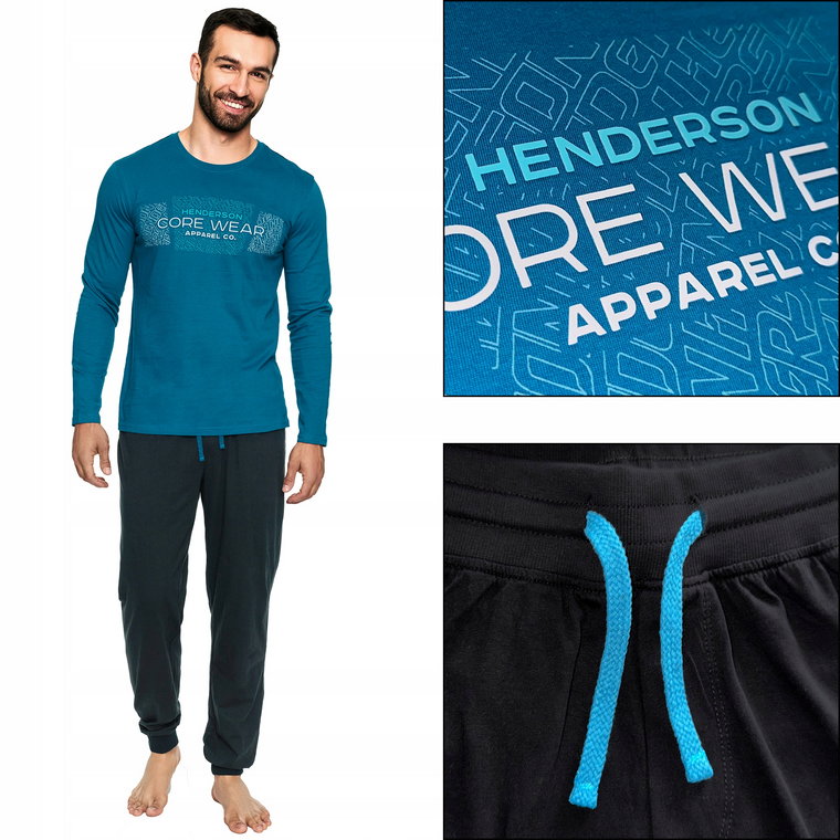 Henderson ciepła piżama męska Bale 40036-67X-XL