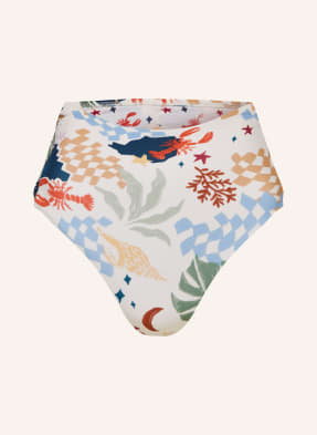 Watercult Dół Od Bikini Z Wysokim Stanem Seaside Tales beige